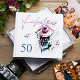 Fabulous at 50 Birthday Photo Album Gift 50 x 6" x 4" Photos