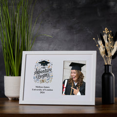 Personalised Graduation 6x4 Photo Frame With Various Sentiments