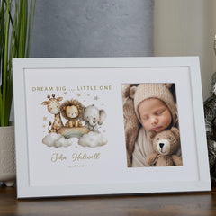 Personalised Dream Big Little One Baby Photo Frame Memory Keepsake personalised photo frames ukgiftstoreonline White