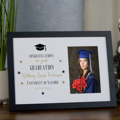 Personalised Congratulations On Your Graduation Photo Frame Graduation Day Gift