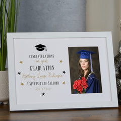 Personalised Congratulations On Your Graduation Photo Frame Graduation Day Gift