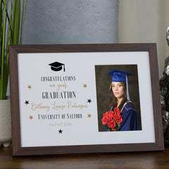 Personalised Congratulations On Your Graduation Photo Frame Graduation Day Gift