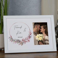Personalised Wedding Day - Engagement Photo Frame Gift Special Day Keepsake