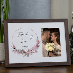 Personalised Wedding Day - Engagement Photo Frame Gift Special Day Keepsake
