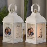 Personalised 30th Anniversary Photo Candle Lantern Gift For Couple