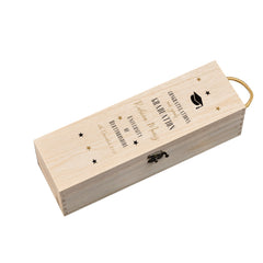 Personalised Graduation Wooden Wine or Champagne Box Star Design