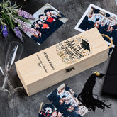 Personalised Graduation Wooden Wine or Champagne Adventure Begins