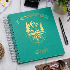 Personalised Adventures Multiple Colours Memory Book Photo Album Foil Print