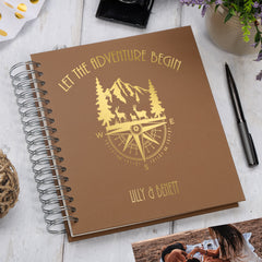 Personalised Adventures Multiple Colours Memory Book Photo Album Foil Print