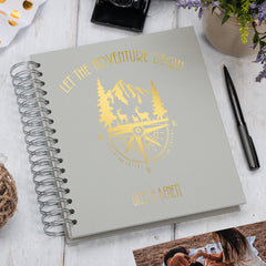 Personalised Adventures Multiple Colours Memory Book Photo Album Foil Print