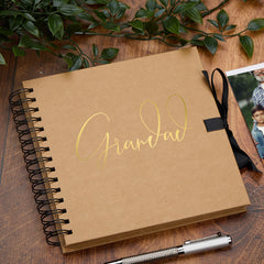 Multiple Colours Gift For Grandad Scrapbook Photo Album Memory Book