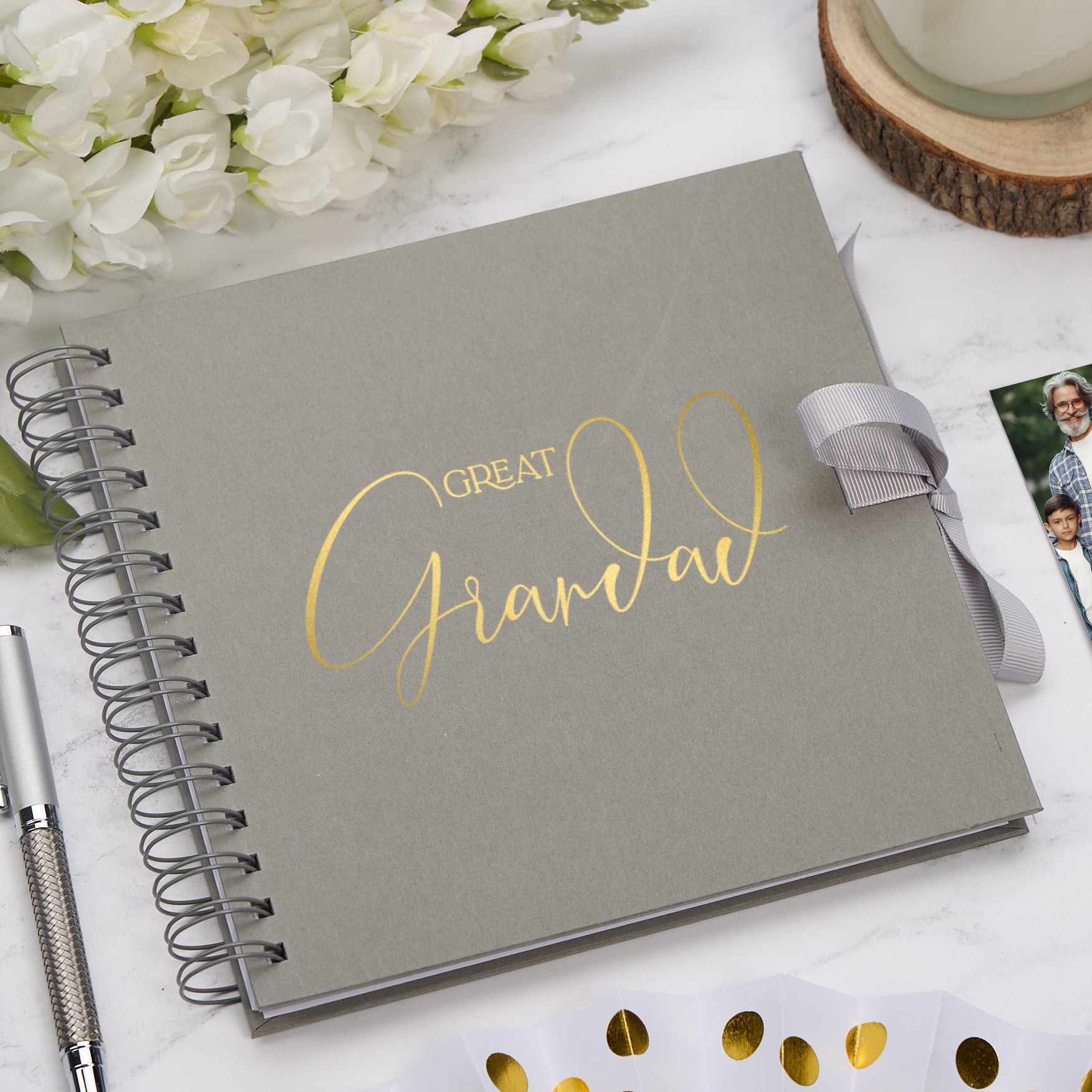 Multiple Colours Gift For Great Grandad Scrapbook Photo Album Memory Book Photo Album ukgiftstoreonline