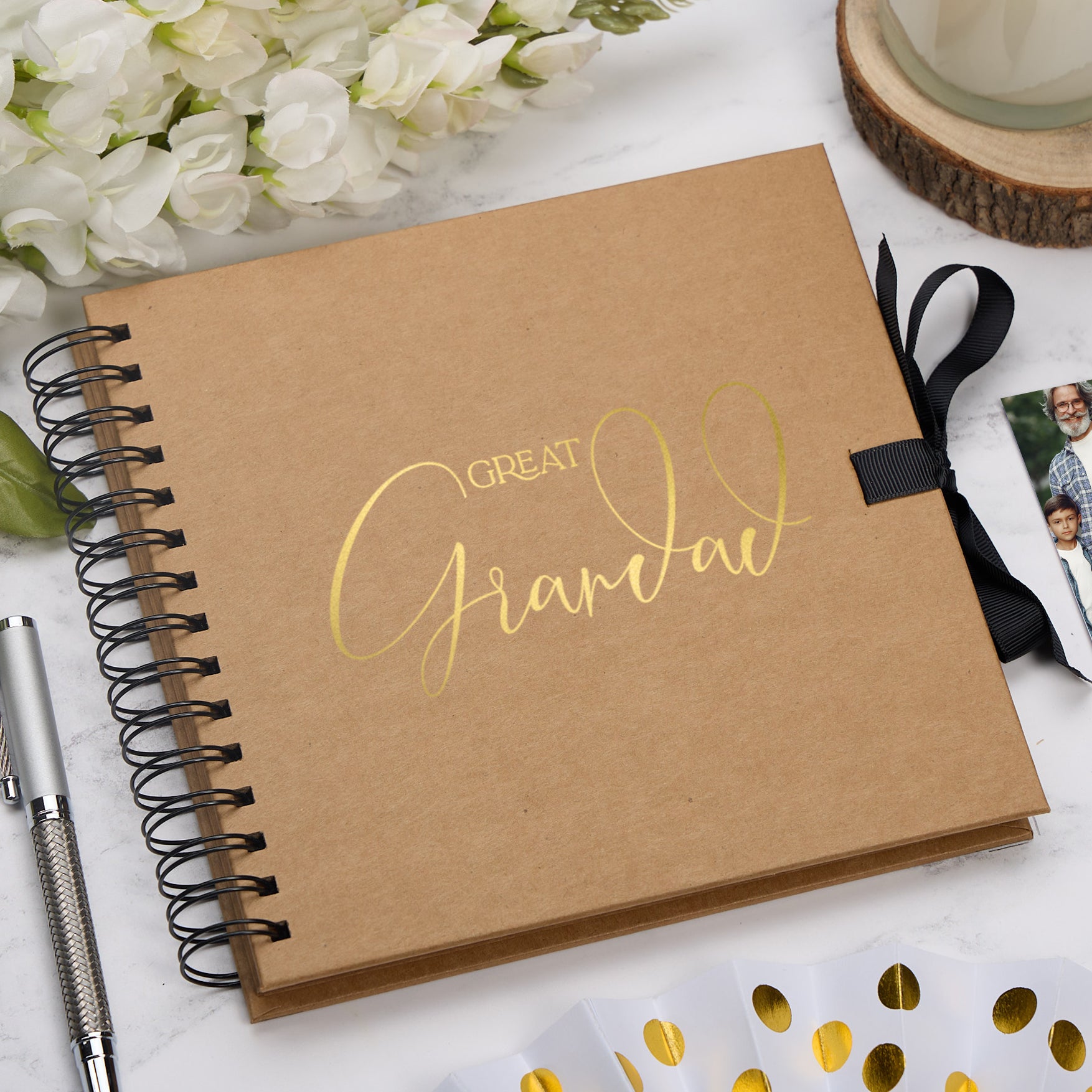 Multiple Colours Gift For Great Grandad Scrapbook Photo Album Memory Book Photo Album ukgiftstoreonline