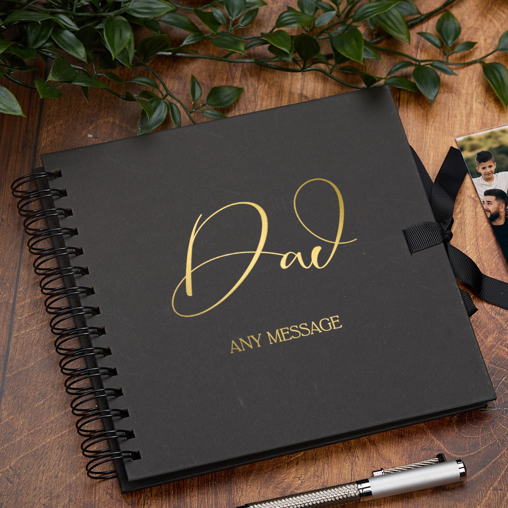 Personalised Dad Scrapbook Photo Album With Sentiment Multiple Colours Memory Book Photo Album ukgiftstoreonline