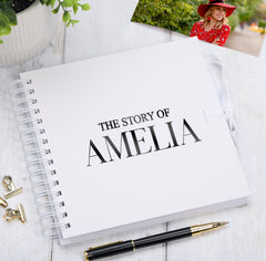 Personalised The Story Of Memories Love Themed Multiple Colour Scrapbook Photo Album