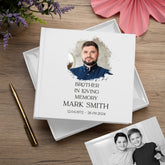 Personalised Brother In Loving Memory White Album With Photo For 50 x 6x4 Photos