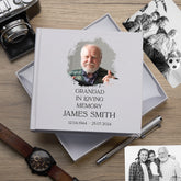 Personalised Grandad In Loving Memory White Album With Photo For 50 x 6x4 Photos