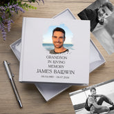 Personalised Grandson In Loving Memory White Album With Photo For 50 x 6x4 Photos