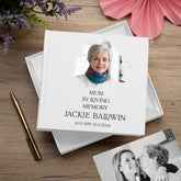 Personalised Mum In Loving Memory White Album With Photo For 50 x 6x4 Photos