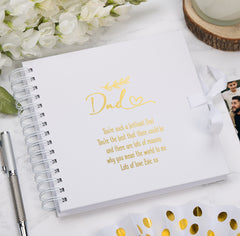 Personalised Dad Multiple Colours Scrapbook or Photo Album Gift With Sentiment