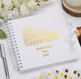 Personalised Italy Keepsake Multiple Colour Scrapbook Photo Album Foil Print