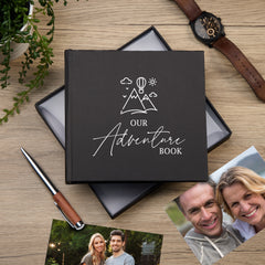 Our Adventures Book Travel Black Photo Album Gift