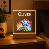 Personalised LED Lamp, Kids Night Light Gift, Gamer Light, Birthday Gifts for Kids, Game Controller Personalised Heart Gifts ukgiftstoreonline