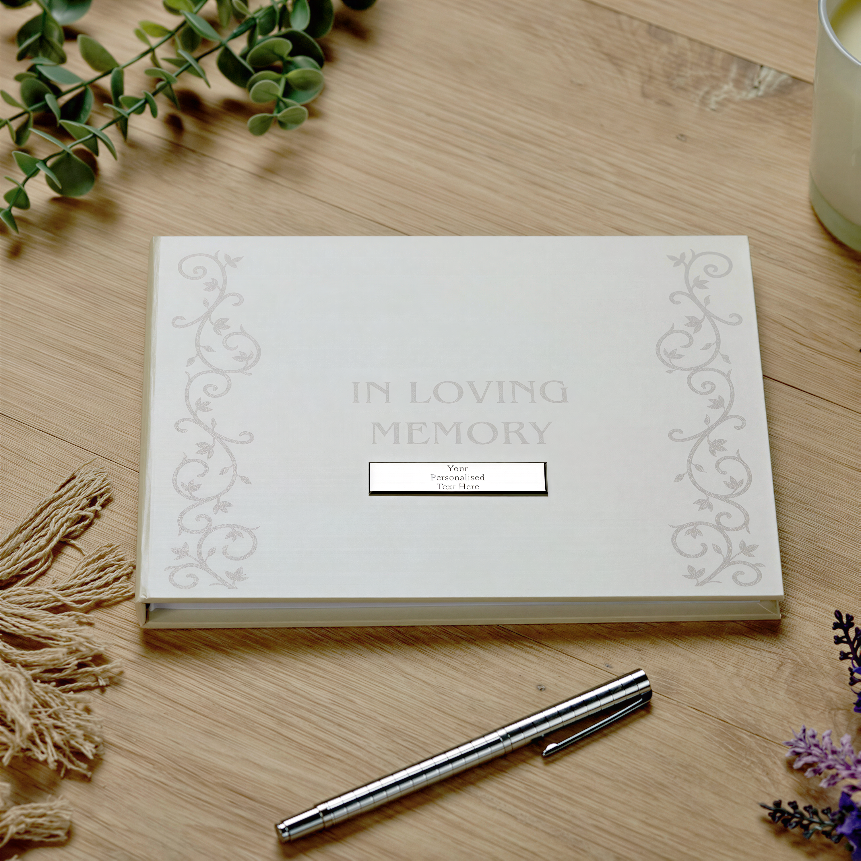 Personalised Memory Funeral Book Remembrance Guest Book Scrapbook Guest Book ukgiftstoreonline