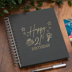 Large 21st Birthday Photo Album Memory Keepsake Gift With Presents Multiple Colours