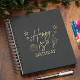 Large 18th Birthday Photo Album Memory Keepsake Gift With Presents Multiple Colours Photo Album ukgiftstoreonline Black 4x6 Inch Album