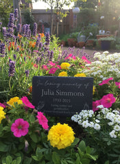Personalised In Loving Memory Feathers Design Slate Marker Garden Loving Memory Remembrance ukgiftstoreonline