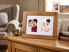 Dad In Loving Memory Photo Frame Double 6x4 Inch Personalised Photo Frame ukgiftstoreonline