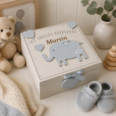 Personalised Baby Boy wooden Engraved Memories Keepsake Box Vintage Style Keepsake Memory Box ukgiftstoreonline