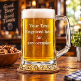 Engraved Personalised Pint Glass Beer Tankard Gift For Men personalised beer glasses ukgiftstoreonline