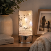 Personalised Daughter In Loving Memory Led Lamp With Dandelions Sympathy Gift Personalised Lights ukgiftstoreonline