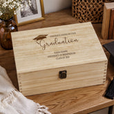 Personalised Graduation Gift Large Wooden Keepsake Memories Box Keepsake Memory Box ukgiftstoreonline