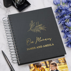 Personalised Our Memories Photo Album With Multiple Colours