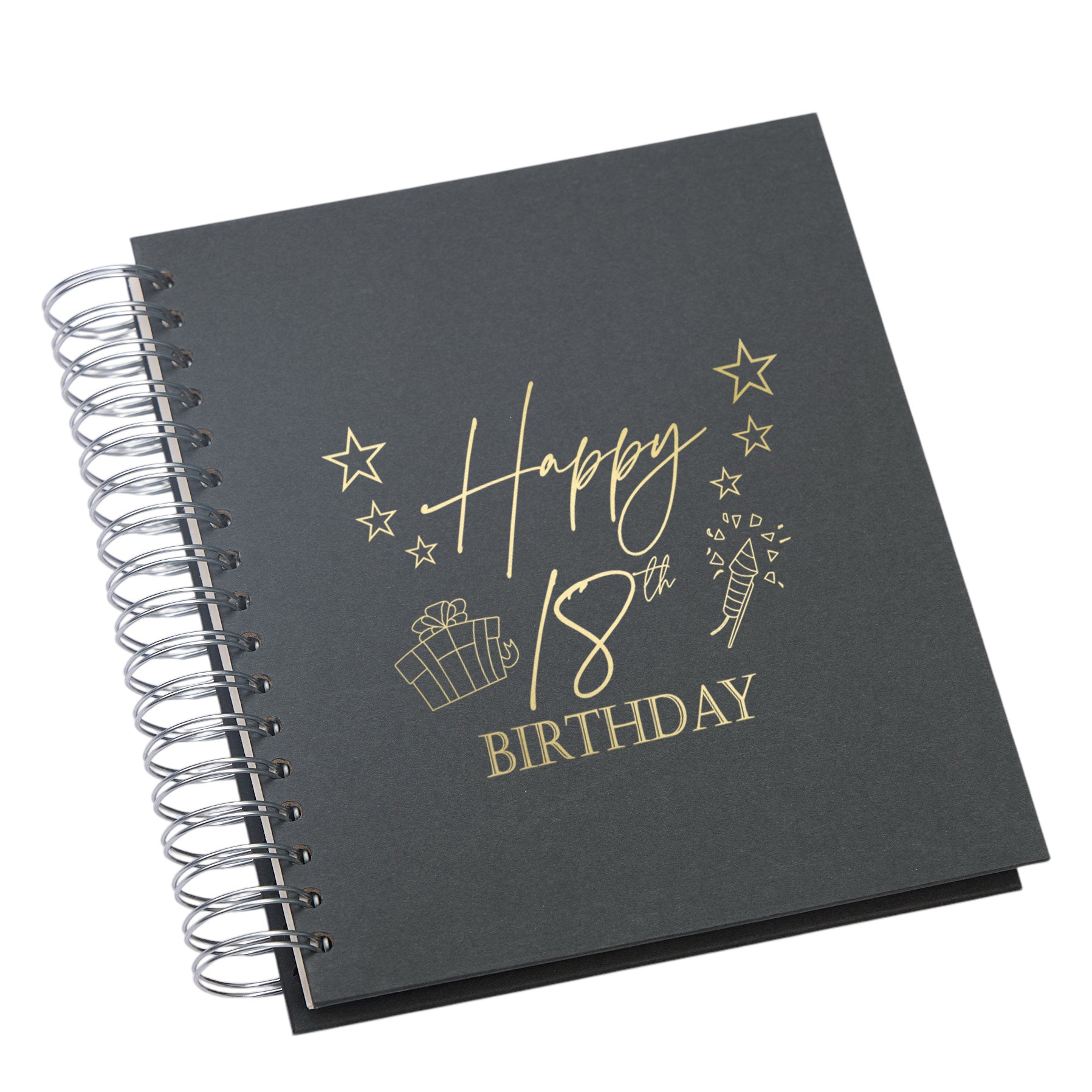 Wholesale Trade Pack of 5 Large 18th Birthday Photo Album Memory Keepsake Gift With Presents Multiple Colours Photo Album ukgiftstoreonline Black 4x6 Inch Album