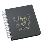Wholesale Trade Pack of 5 Large 18th Birthday Photo Album Memory Keepsake Gift With Presents Multiple Colours Photo Album ukgiftstoreonline Black 4x6 Inch Album