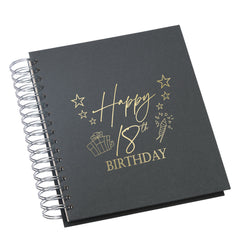 Wholesale Trade Pack of 5 Large 18th Birthday Photo Album Memory Keepsake Gift With Presents Multiple Colours Photo Album ukgiftstoreonline Black 4x6 Inch Album