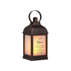 Personalised Love Anniversary Valentines Lamp Lantern Night Light Gift