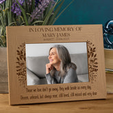 Personalised Those We Love Sentiment Remembrance Memorial Photo Frame Multiple Sizes Engraved