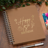 Large 18th Birthday Photo Album Memory Keepsake Gift With Presents Multiple Colours Photo Album ukgiftstoreonline Brown 4x6 Inch Album
