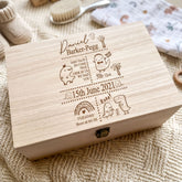 Personalised Baby Memories Keepsake Box Dinosaur Design Personalised baby gifts ukgiftstoreonline