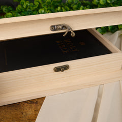 Personalised Communion Wooden Keepsake Memory Book Blue Cross