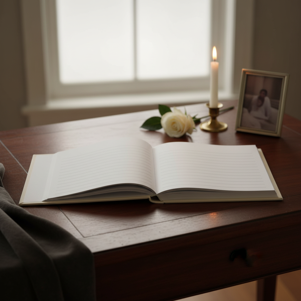 Personalised Memory Funeral Book Remembrance Guest Book Scrapbook Guest Book ukgiftstoreonline