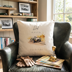 Personalised Vintage Dad Filled Cushion Pillow Gift Personalised Cushion Gifts ukgiftstoreonline