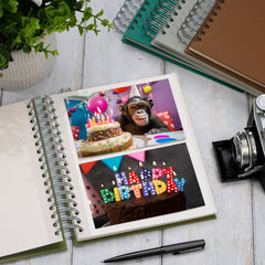 Large 50th Birthday Photo Album Memory Keepsake Gift With Stars Multiple Colours