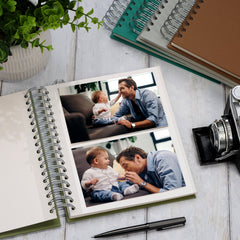 Personalised Large Daddy Photo Album With Sentiment Multiple Colours Photo Album ukgiftstoreonline