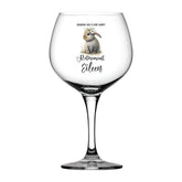 Personalised Retirement Cocktail Gin Glass Gift For Her With Rabbit Personalised Gin Glasses ukgiftstoreonline